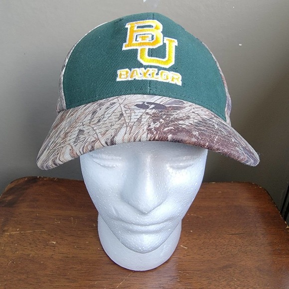 Captivating Headgear Baylor University Bears Realtree Camoflauge Hat Adjustable - Picture 1 of 9